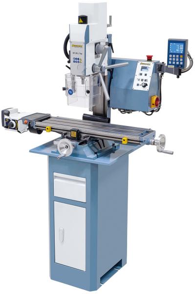 Bernardo Bohr- und Fraesmaschine KF 26 L Top mit Vorschub inkl. 3-Achs Digitalanzeige DT 40